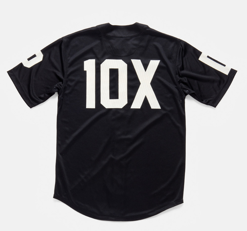 10 Deep- Deep Baseball Jersey (Black) back