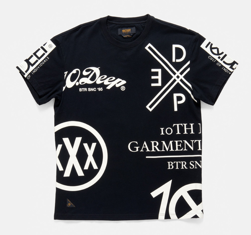 10 Deep- Full Clip Tee (Black) front