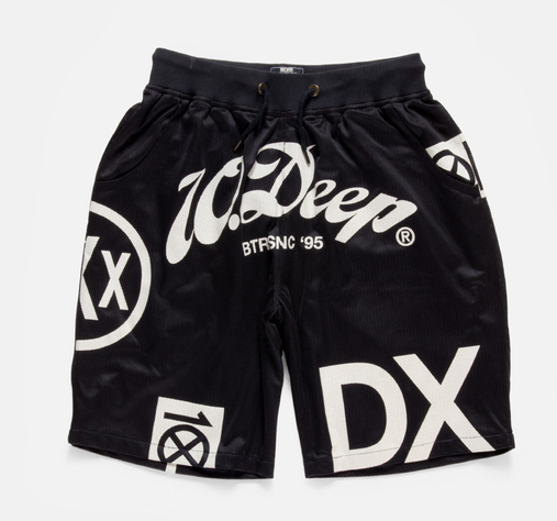 10 Deep- Full clip short (Black)