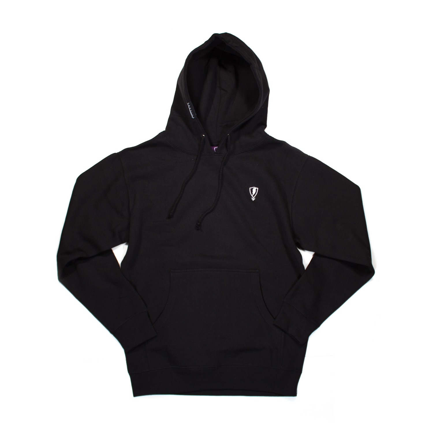 Black_Small Embroidered_shieled_Hoodie