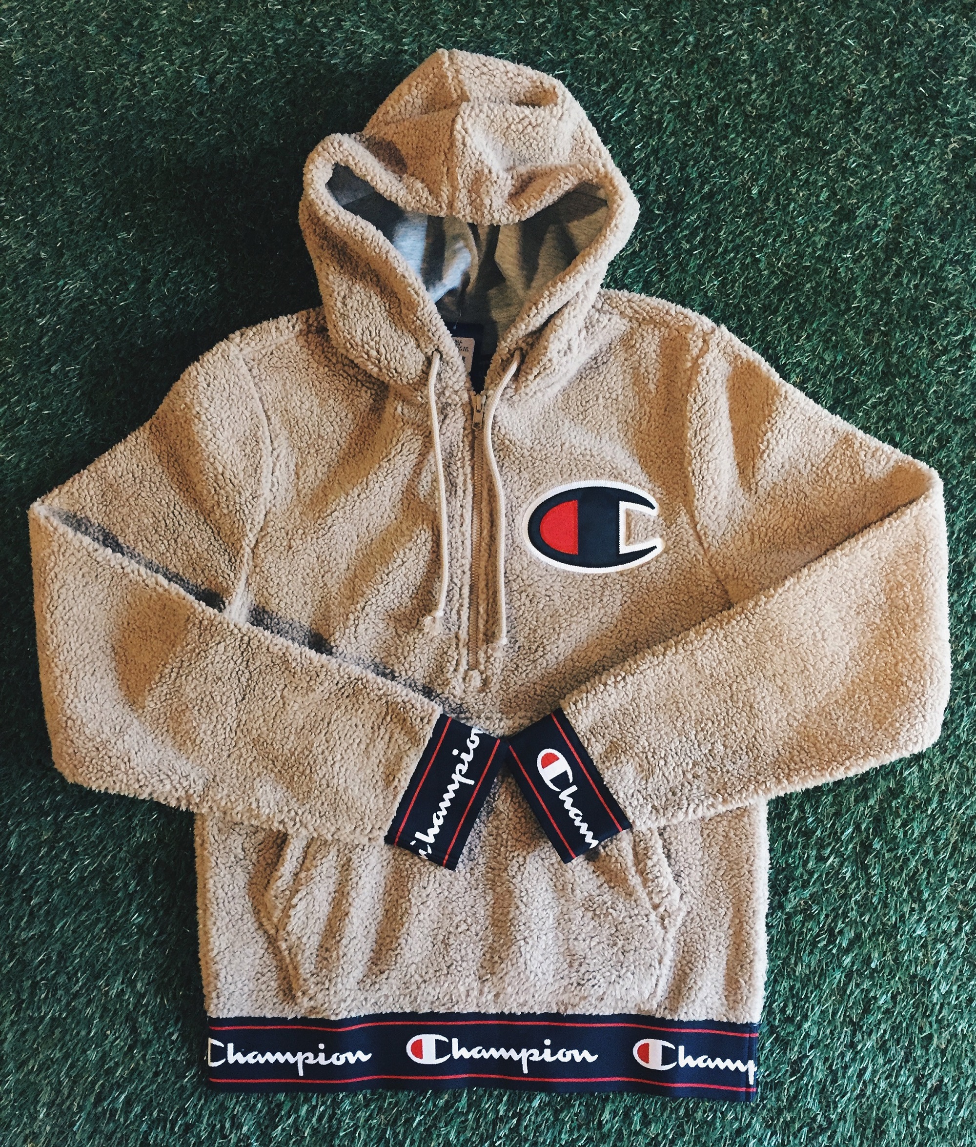 champion jacket with fur