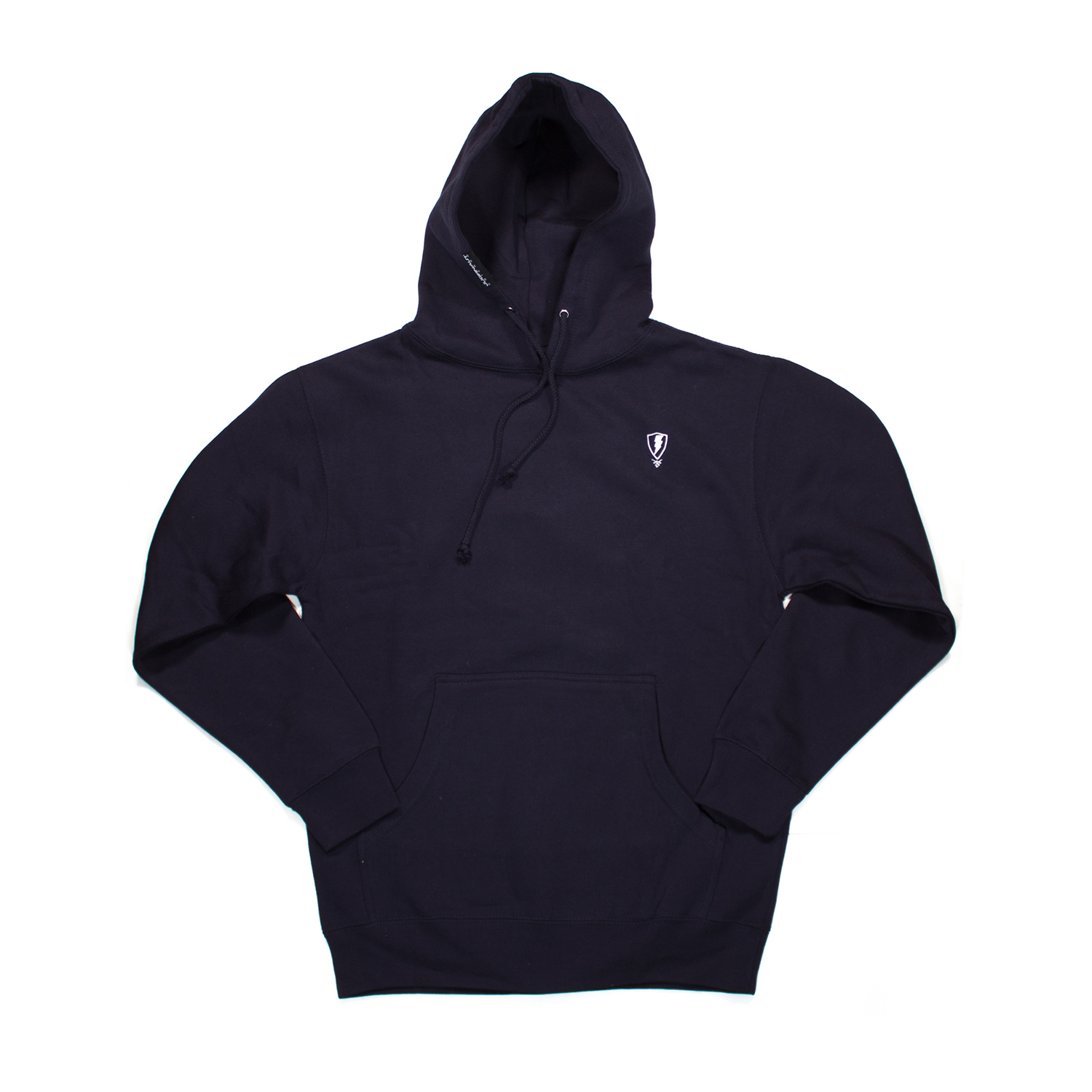 Navy_Small Embroidered_shieled_Hoodie