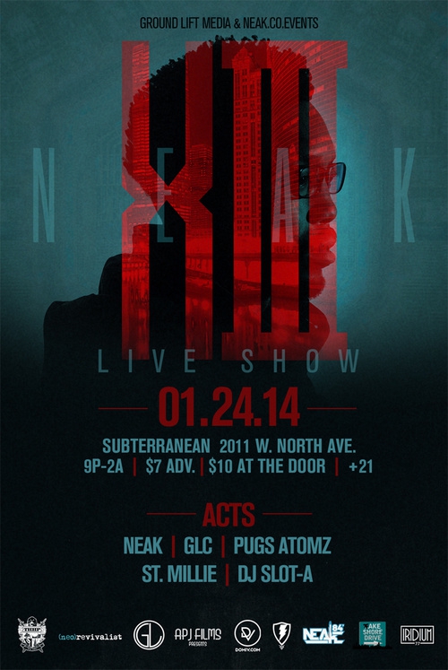 Neak xiii release flyer