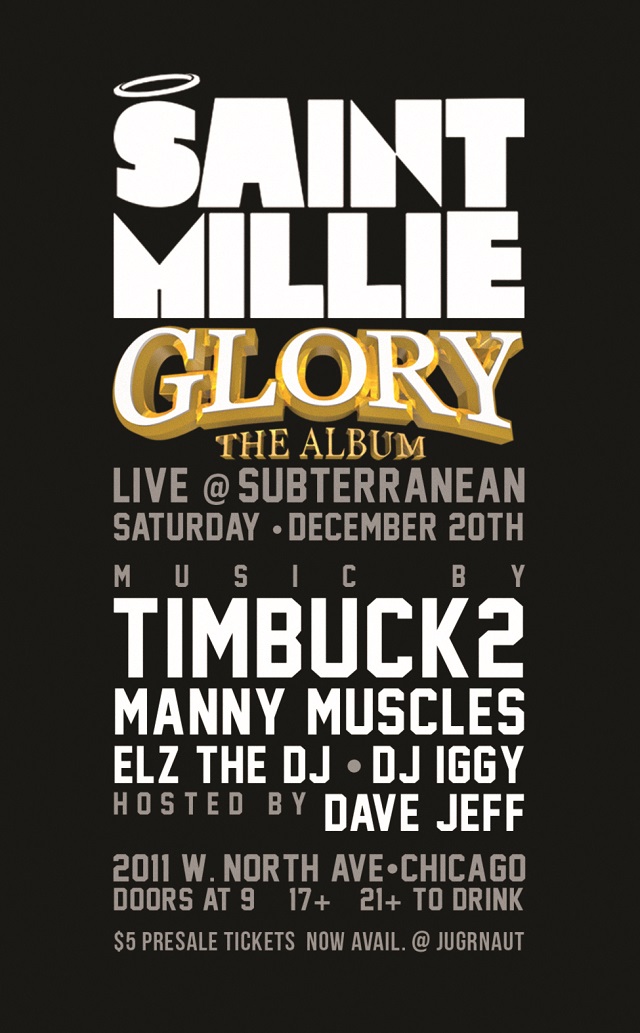 SaintMillie_GloryLive_front