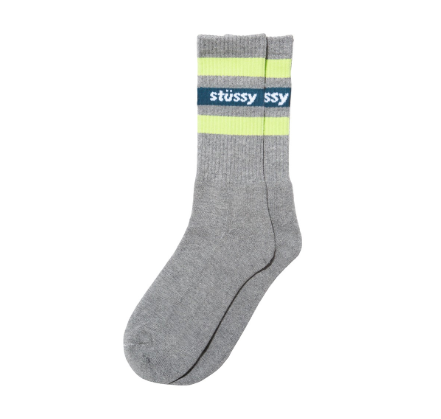 Stusy grey sock