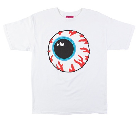 dialated keep watch tee white