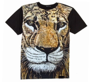 fillmore lion tee black labe.