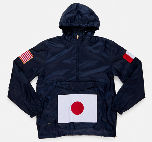 flag navy jacket