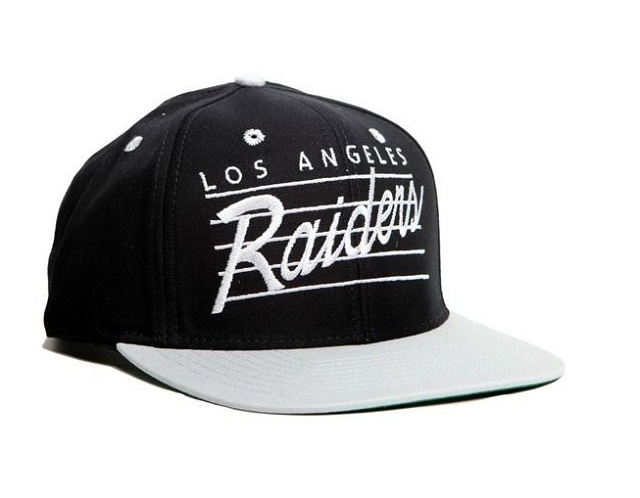 raiders script black front