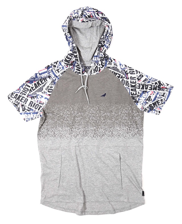 riot hooded tee