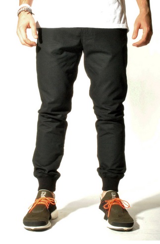 rustic jogger black