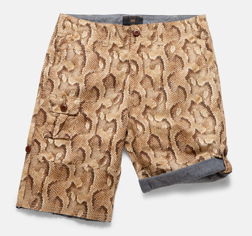 snake shorts