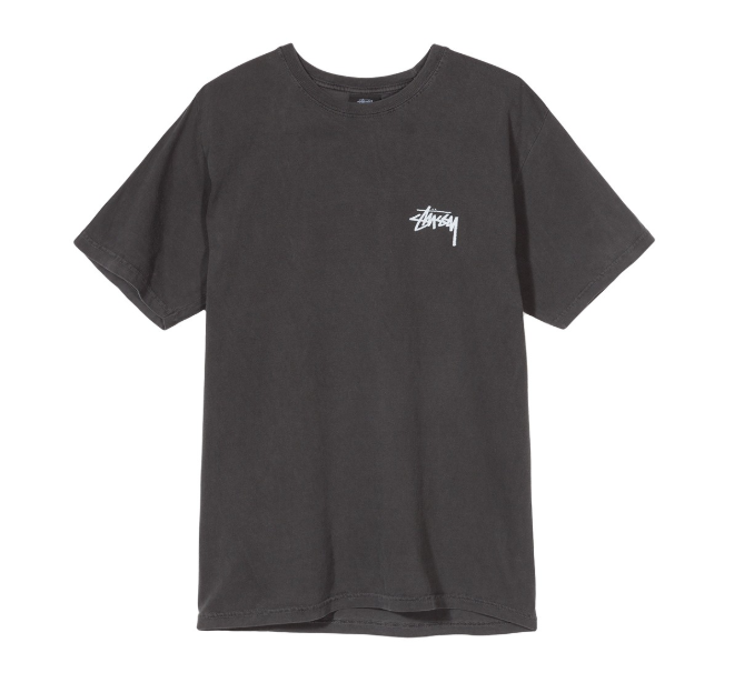 stussy 8 ball dyed tee front