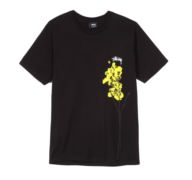 stussy dead flowers front t