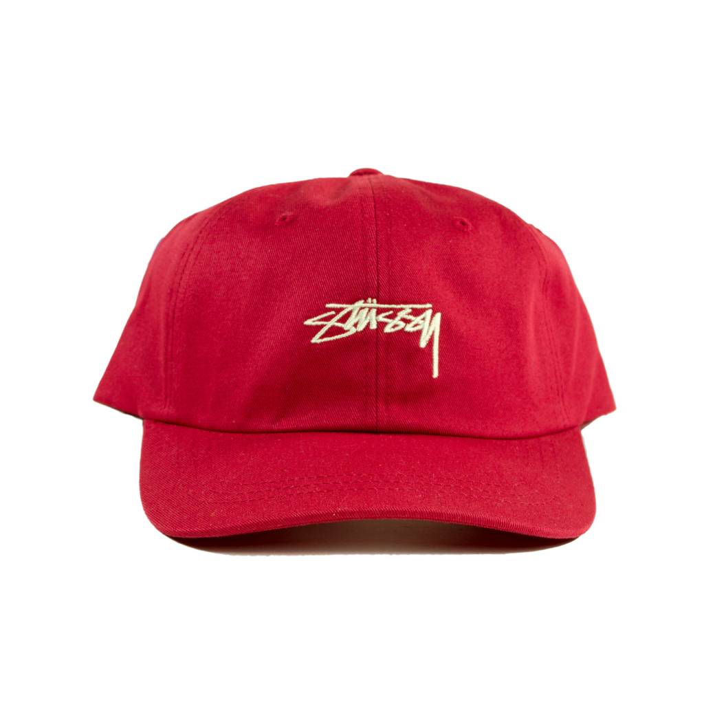 stussy-stussy-smooth-low-cap-red